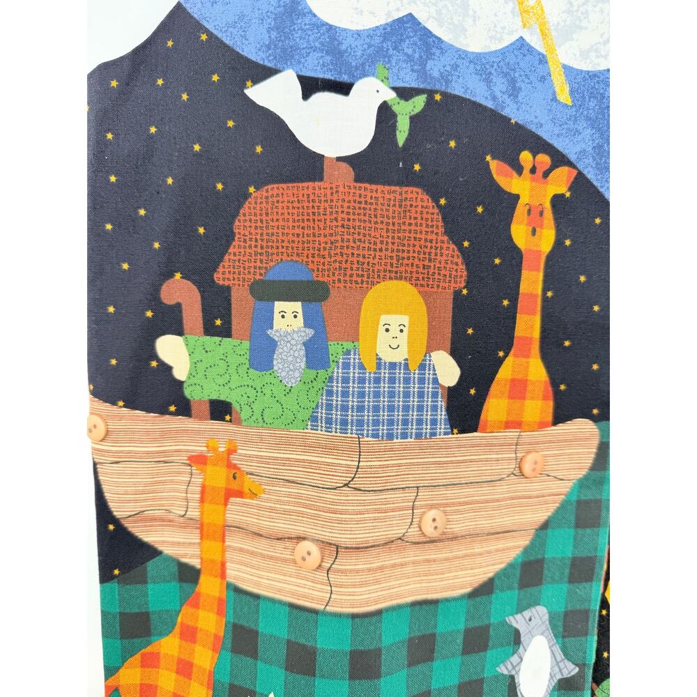 Handmade Teachers Vest Allover Animals Patchwork Size M Colorful Novelty - Picture 4 of 10